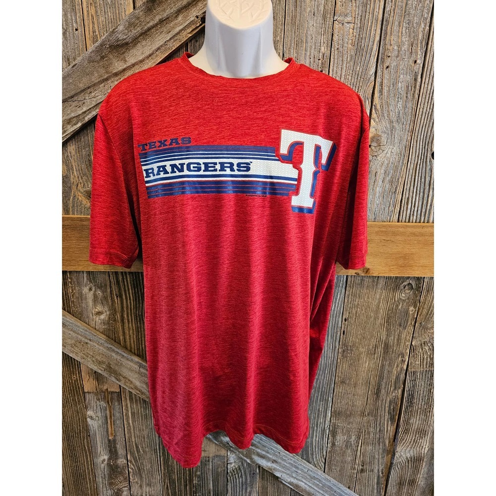 Genuine merchandise Texas Rangers baseball performance t shirt size XL mens